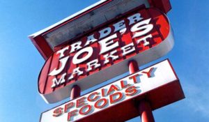 trader joes market outdoor sign