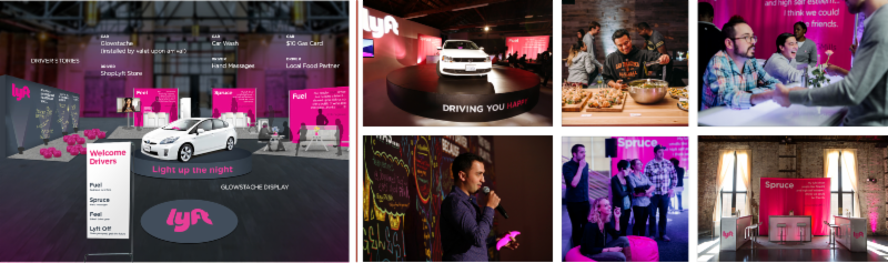 experiential marketing campaign created for lyft