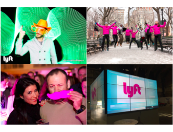 multifaceted popup events for lyft