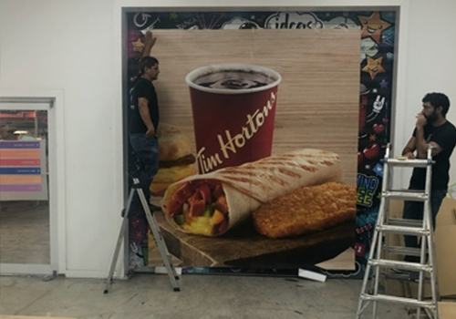 creative assets for tim hortons marketing campaign